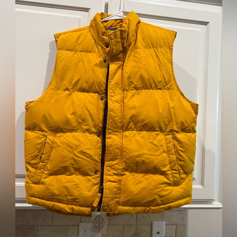 St. John's Bay Yellow Puffer Vest